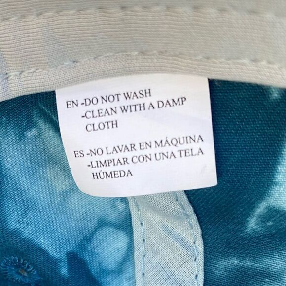 PGA TOUR GOLF Tie-Dye Blue Baseball Cap. Adjustable. NWT! Unisex - Picture 4 of 8